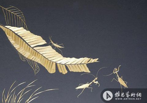 麥秸畫(huà)中國(guó)民間手工藝一絕巧奪天工